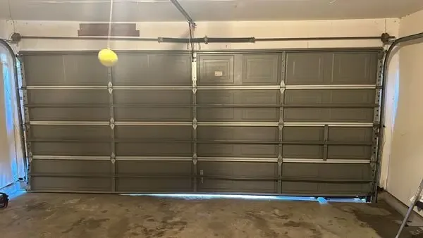 Garage door repair job completed in the Dallas area